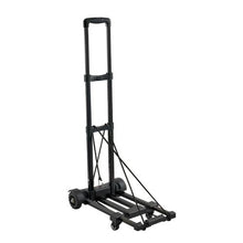 Folding Hand Truck 290 lbs Load Capacity Collapsible Luggage Cart with 4 Wheels Utility Dolly Platform Cart for Airport Travel Luggage