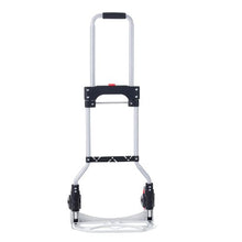Folding Hand Truck and Dolly 176 lbs Capacity Aluminum Foldable Cart Heavy-Duty Luggage Trolley Cart with Telescoping Handle