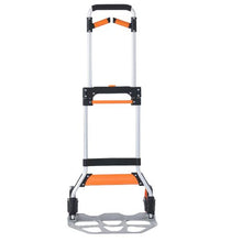 Folding Hand Truck 309 lbs Load Capacity Aluminum Portable Cart Convertible Hand Truck and Dolly with Telescoping Handle