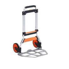 Folding Hand Truck 275 lbs Load Capacity Aluminum Portable Cart  Convertible Hand Truck and Dolly with Telescoping Handle
