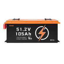 48V 105Ah Golf Cart Lithium Battery 48 Volt Golf Cart Battery with 200A BMS Touch Monitor and Mobile APP Battery with 600A Peak Current