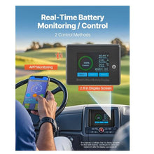 36V 105Ah Golf Cart Lithium Battery 36 Volt Golf Cart Battery with 200A BMS LCD Monitor and Mobile APP LiFePO4 Battery with 600A Peak Current