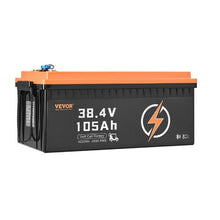 36V 105Ah Golf Cart Lithium Battery 36 Volt Golf Cart Battery with 200A BMS LCD Monitor and Mobile APP LiFePO4 Battery with 600A Peak Current