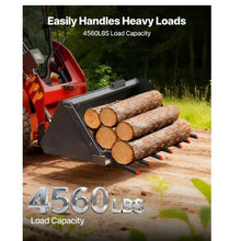 Clamp on Debris Forks for Buckets 4560lbs Load Capacity Heavy Duty Pallet Forks for Tractor Loader Skid Steer Bolt on Bucket Attachments