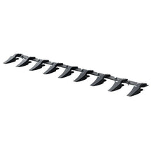 Bucket Tooth Bar Heavy Duty Tractor Bucket 9 Teeth Bar for Loader Tractor Skidsteer 4560 lbs Load-Bearing Capacity Bolt On Design