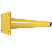 Safety Bollard 42 Inch Height Bollard Post 4.5 Inch Diameter Steel Pipe Safety Bollard Post Steel Safety Bollard with 8 Anchor Bolts