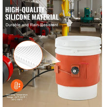 Metal Drum Heater 800 Watt 7.75 inch Width 86-302℉ Adjustable Thermostat High Efficiency Silicone Grease Keg Heater