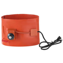Metal Drum Heater 800 Watt 7.75 inch Width 86-302℉ Adjustable Thermostat High Efficiency Silicone Grease Keg Heater