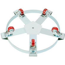 55 Gallon Heavy Duty Drum Dolly 1250lbs Load Capacity Barrel Dolly Cart Drum Caddy Non Tipping Hand Truck Capacity Dollies with Steel Frame 5 Swivel Casters Wheel