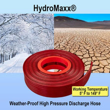 1.5" x 100FT Red 10 Bar High Pressure Lay Flat Discharge Hose