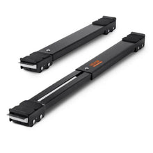 Heavy Duty Furniture Appliances Roller 660 lbs Total Load Extendable Appliance Rollers Mobile Washing Machine Base Fridge Stand Dolly Movers for Refrigerators Black