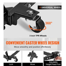 Mobile Base 1500 lbs Capacity Heavy Duty Universal Mobile Base Stand with 4 Swivel Wheels for Woodworking Equipment Power Tool
