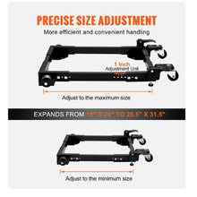 Mobile Base 1500 lbs Capacity Heavy Duty Universal Mobile Base Stand with Swivel Wheels for Woodworking Equipment