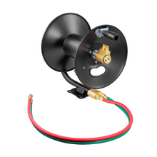 Hand crank welding hose reel