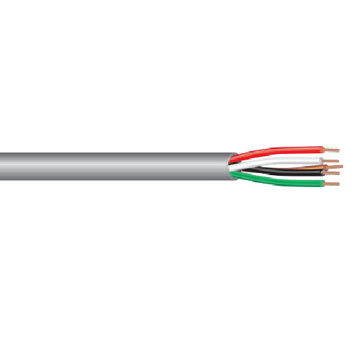 West Penn 25855B 18 AWG 5P 7x30 Stranded Bare Copper Unshielded Plenum CMP PVC Low Voltage Control Cable