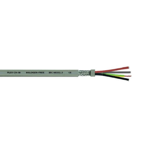 14 AWG 3 Cores 50/30 Stranded BC FLEX-CH-JB Halogen-Free Shielded TC Braid Control Cable 1831403