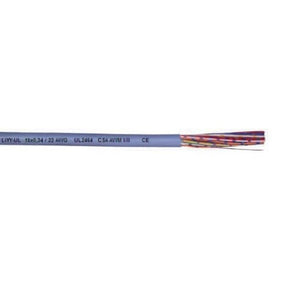 16 AWG 12 Cores 19/29 Stranded LiYY-UL TC CSA/CE PVC Semi-Rigid Electronic Data Cable 5501612