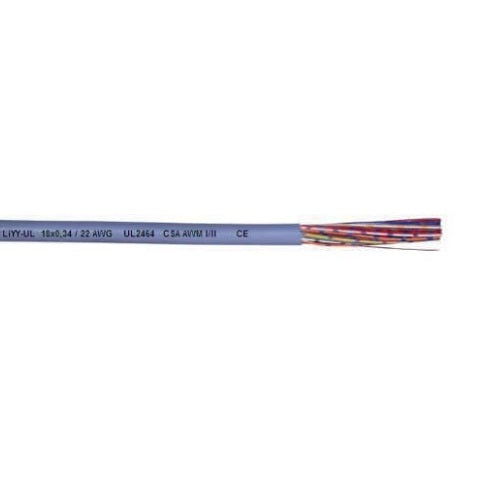 20 AWG 27 Cores 7/28 Stranded LiYY-UL TC CSA/CE PVC Semi-Rigid Electronic Data Cable 5502027