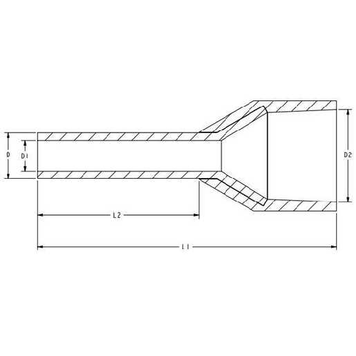 Burndy YF0812IDL 8 AWG 0.87