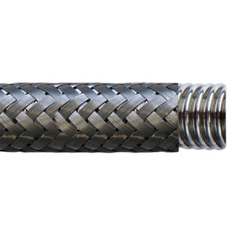 FSSBRD Stainless Steel Corrugated Conduit With Overbraid