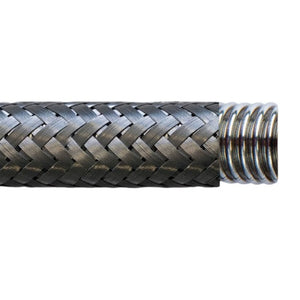 1" Trade FSSBRD25 Stainless Steel Corrugated Conduit With Overbraid
