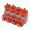 Thomas and Betts CSB-4-4-S 14 AWG to 4 AWG 4 Port Dual Rated Same Side Splice Connector Clear