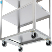 Steel Utility Cart W/3 Shelves 300 Lb Capacity 27-1/2"L X 16-1/4"W X 32-1/8"H Lakeside 311