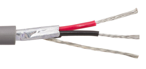 Alpha Wire M39112 12 AWG 2 Conductor Foil Shield 600V PVC/Nylon Insulation Manhattan Control Cable