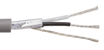 Alpha Wire 5610B2201 22 AWG 1 Pair Overall Foil Shield 300V PVC Insulation Manhattan Instrumentation Cable