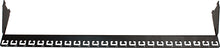 12 and 24 Port 1U Support Bracket for Patch Panels With 044-2396/1U