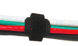 8 (8x 1/2) Velcro Tie Wraps 045-V12/8BK (Pack of 50)