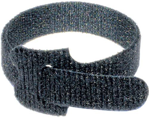 12 12 x 1/2 Velcro Tie Wraps 045-V12/12BK (Pack of 50)