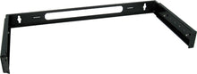 19 Black Hinged Adjustable Wall Mount Bracket 1U 046-388/E