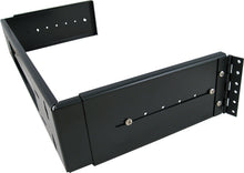 19 Black Hinged Adjustable Wall Mount Bracket 2U