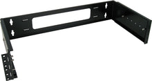 19 Black Hinged Adjustable Wall Mount Bracket 2U