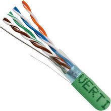 1000' 24 AWG 4 Pairs Solid Bare Copper Shielded CAT5E 350MHz Cable