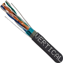 1000' 24 AWG Solid Bare Copper F/UTP Plenum/Shielded CAT5E 350MHz Cable