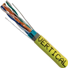 1000' 24 AWG Solid Bare Copper F/UTP Plenum/Shielded CAT5E 350MHz Cable