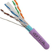 1000' 23 AWG 4 Pairs F/UTP Solid Bare Copper CAT6 550MHz Cable