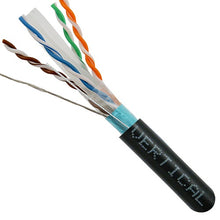 1000' 23 AWG 4 Pairs F/UTP Solid Bare Copper CAT6 550MHz Cable