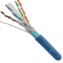 1000' 23 AWG 4 Pairs F/UTP Solid Bare Copper CAT6 550MHz Cable