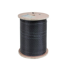 1000' 23 AWG 4 Pairs Black CAT6 CMXT Direct Burial Unshielded Dual Jacket Cable