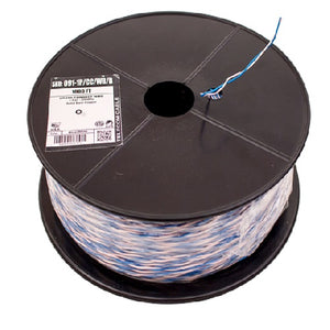 1000' 24 AWG 2 Conductor Bare Copper Cross Connect Cable