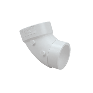 6" Vent Spigot X Socket PVC Drain Waste 45° Elbow P323-060 (Pack of 5)