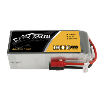 Tattu 16000-40000mAh 6S1P 22.8V Lipo Battery With AS150+AS150 Plug