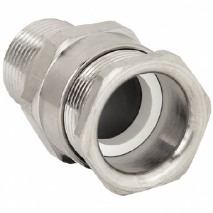 3/4 inch Nickel Plated Brass Type TC Tray Cable Connector TC-075NB079