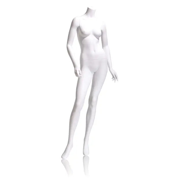 Clear Female Mannequin Torso w/ Flange