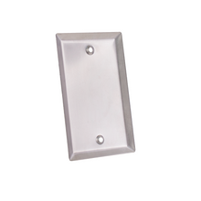 0-Port Stainless Steel Wall Plate 304-J2651/0P/S (Pack of 10)