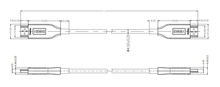 HDMI 2.0 Type A to A 18Gbps Support 1080P@120HZ 4K@60HZ AOC Cable