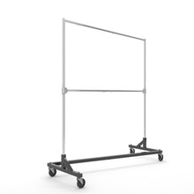 Z-Industrial Rack With Add-On Hangrail Econoco RZK8DH